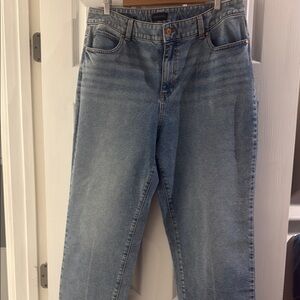 Talbots high waist relaxed jeans Light Blue